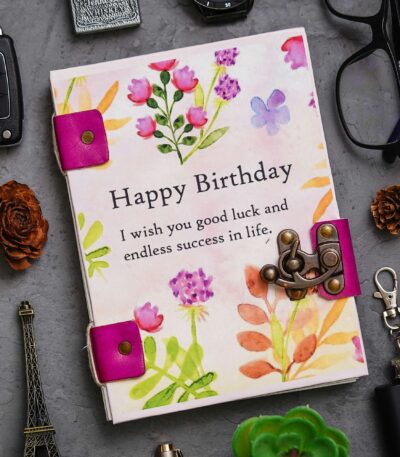 "Artisan Notes Diary with Buckle Lock - Perfect for Writing, Planning, and Creativity"