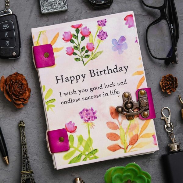 "Artisan Notes Diary with Buckle Lock - Perfect for Writing, Planning, and Creativity"
