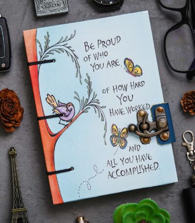 "Chic Notes Diary with Buckle Lock - Perfect for Writing, Planning, and Creativity"