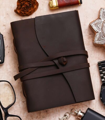 "Timeless Vintage Diary with Antique String Closure - Perfect for Writing, Sketching, and Planning"