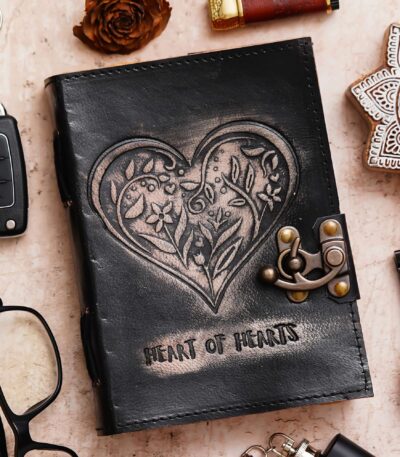 "Heritage Diary with Antique Lock - Perfect for Writing, Sketching, and Planning"